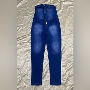Women's Blue Jean Jumpsuit